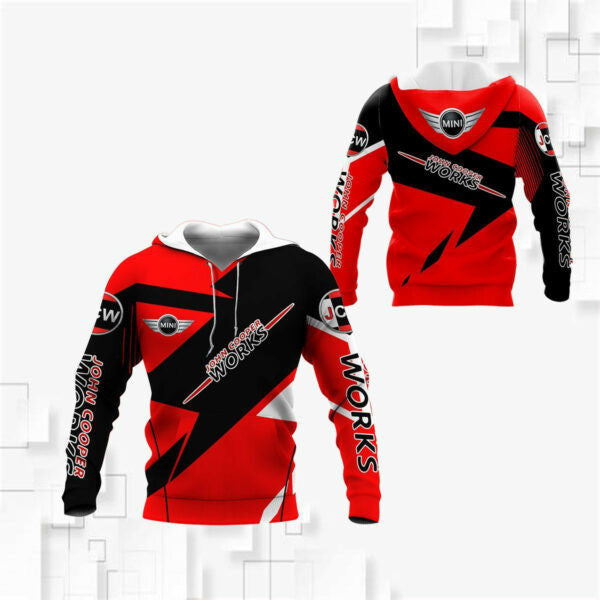 Mini John Cooper Works Shirt Fan Gift 687, Stylist Unisex 3d Hoodie Zip Hoodie 1931