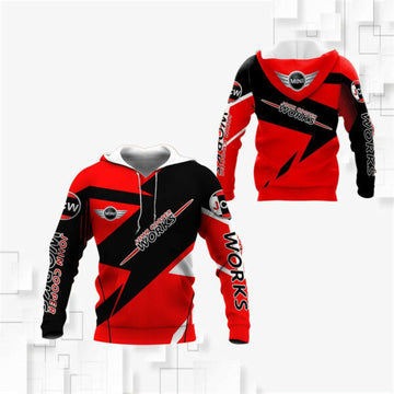 Mini John Cooper Works Shirt Fan Gift 687, Stylist Unisex 3d Hoodie Zip Hoodie 1931