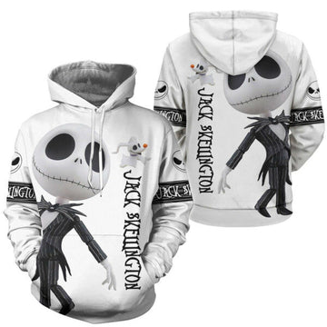 Scary Night Jack Skellington Hoodie And Zip Hoodie, Gift For Fan 3d All Over Print Shirt Hoodie 2895