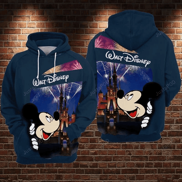 Mickey Mouse Walt Disney 013d All Over Print Hoodie, Zip-up Hoodie