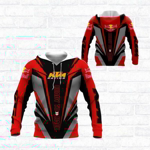 Ktm Racing Team Shirt Fan Gift 604, Stylist Unisex 3d Hoodie Zip Hoodie 1221