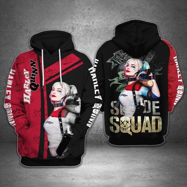 Harley Quinn Suicide Squad Movies 2k543 Lover Gift ,harley Quinn Suicide Squad All Over Print 3d Hoodie 1692