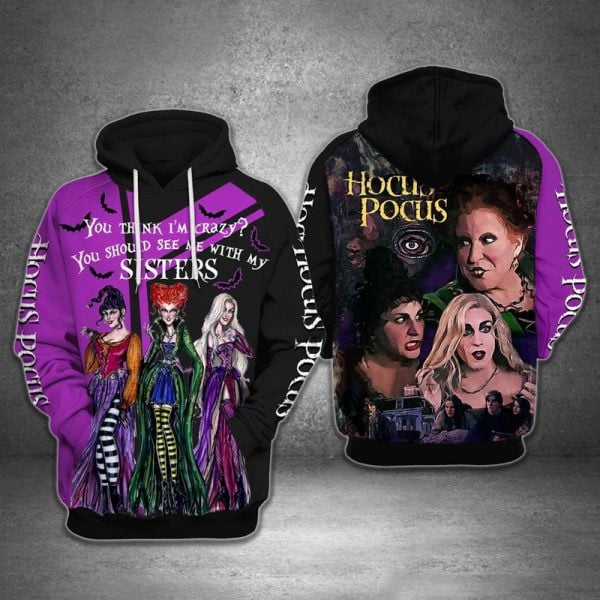 Hocus Pocus Halloween Movies 2k540 Lover Gift ,hocus Pocus All Over Print 3d Hoodie 638