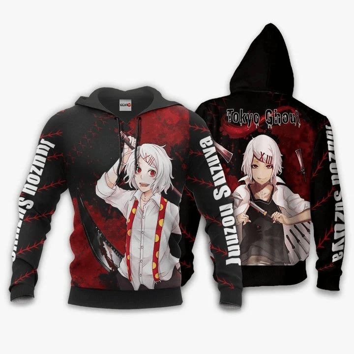 Tokyo Ghoul Juuzou Suzuya Anime Manga For Men And Women 3d Hoodie Zip Hoodie