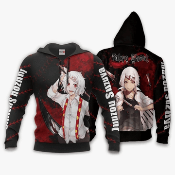 Tokyo Ghoul Juuzou Suzuya Anime Manga For Men And Women 3d Hoodie Zip Hoodie