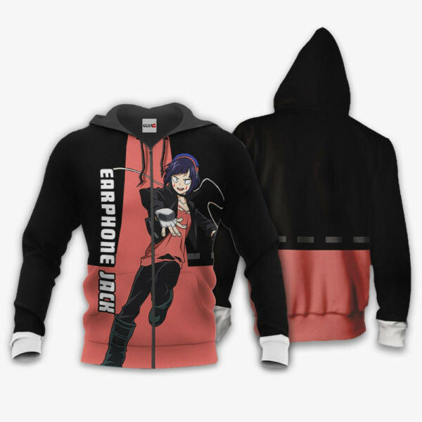 Kyoka Jiro Anime My Hero Academia Manga 2k24 Fan Gift Stylist Unisex Cartoon Graphic Outfits Aop 3d Hoodie Zip Hoodie 1161