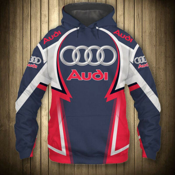 Audi Quattro Luxury Car 6k992 Fan Gift Stylist Unisex Cartoon 3d Hoodie Zip Hoodie 678