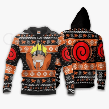 Happy Naruto Ugly Christmas Naruto Anime Manga For Men And Women 3d Hoodie Zip Hoodie