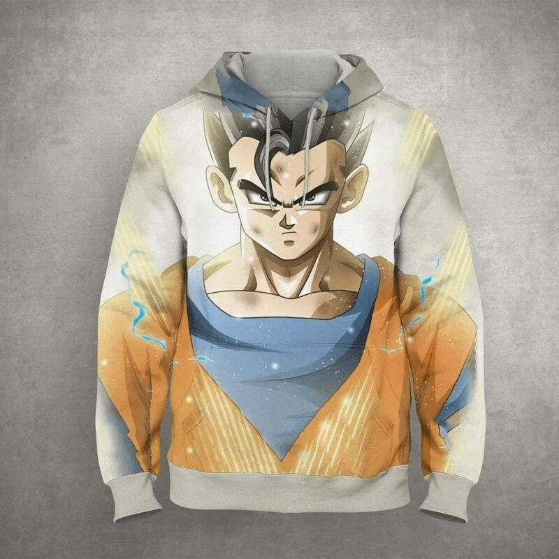 Goku Cartoon Dragon Ball Anime Manga 32 Over Print 3d Hoodie Zip Hoodie