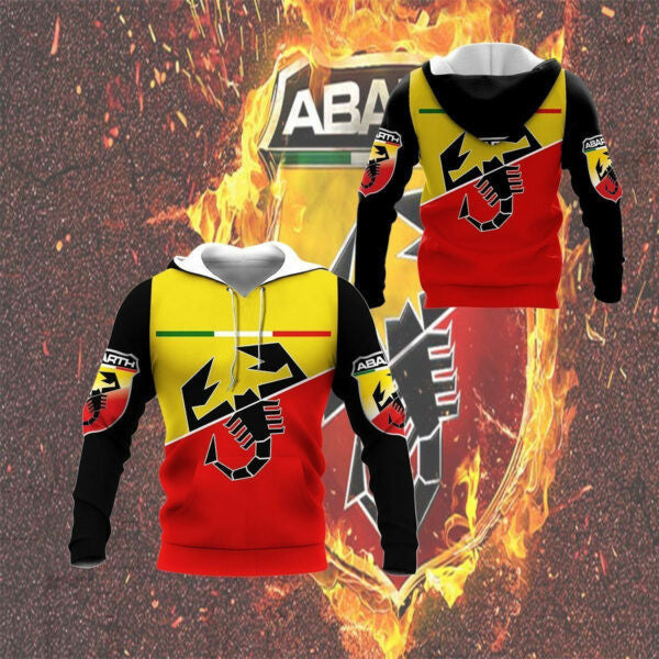 Abarth Shirt Fan Gift 8, Stylist Unisex 3d Hoodie Zip Hoodie 1538