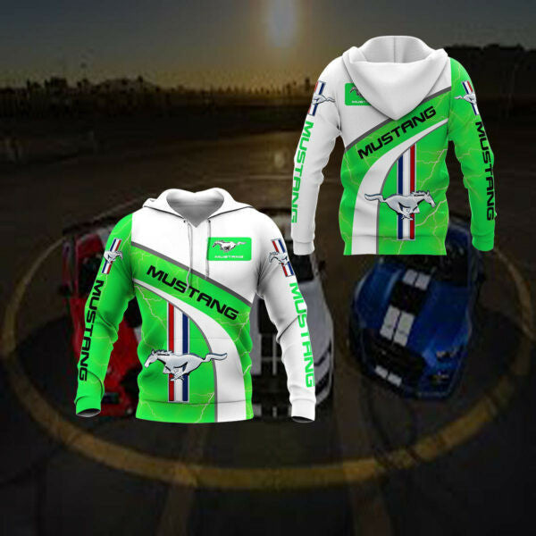 Ford Mustang Luxury Car 8k198 Fan Gift 3d Zip Hoodie Hoodie Ii0 857