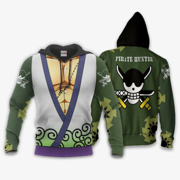 Zoro Wano Arc One Piece Anime 1k697 Fan Gift Stylist Unisex Cartoon Graphic Outfits Aop 3d Hoodie, Zip Hoodie 1920