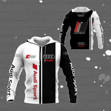 Audi Sport Luxury Car 8k341 Fan Gift 3d Zip Hoodie Hoodie Ii0 1664