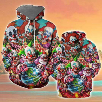 Killer Klowns From Outer Space 3d Hoodie
