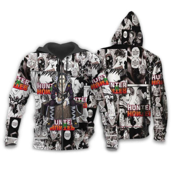 Chrollo Lucilfer Hunter X Hunter Anime 2k955 Fan Gift Stylist Unisex Cartoon 3d Hoodie Zip Hoodie 566