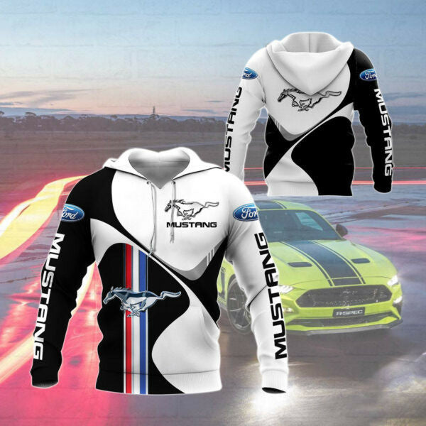 Ford Mustang Shelby Luxury Car 8k217 Fan Gift 3d Zip Hoodie Hoodie Ii0 1305