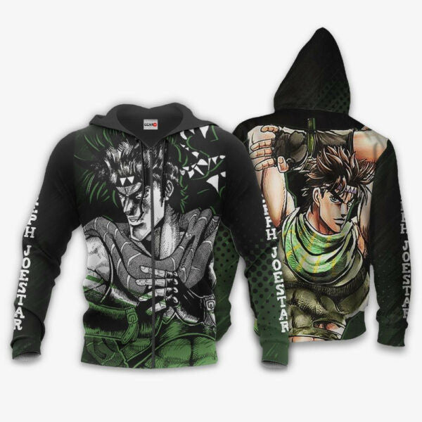 Joseph Joestar Jojo?s Bizarre Adventure Anime 3k446 Fan Gift Stylist Unisex Cartoon 3d Hoodie Zip Hoodie 1618