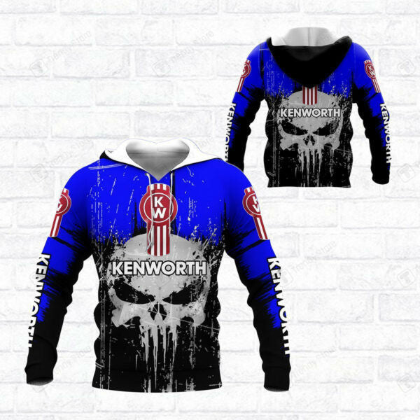 Skull Kenworth Trucks Racing Team 7k853 Fan Gift 3d Zip Hoodie Hoodie Ii0 2141