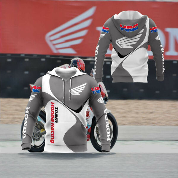 Honda Racing Shirt Fan Gift 652, Stylist Unisex 3d Hoodie Zip Hoodie 596