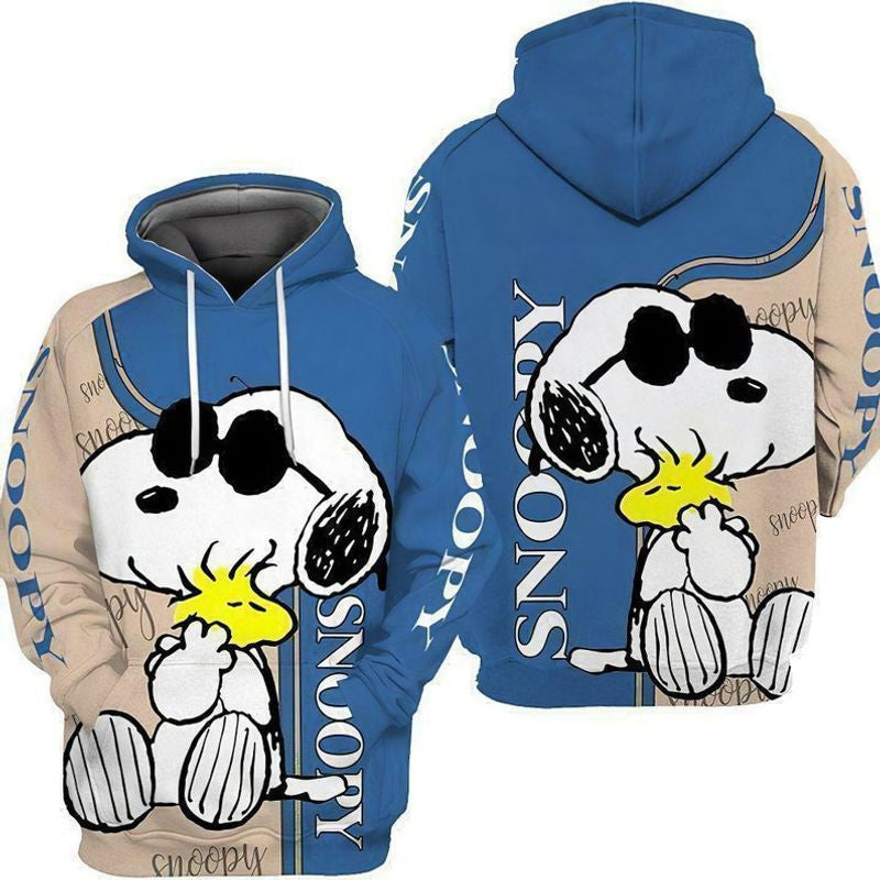 Disney Snoopy Cute Lover 3d Hoodie Zip Hoodie 1018