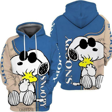 Disney Snoopy Cute Lover 3d Hoodie Zip Hoodie 1018