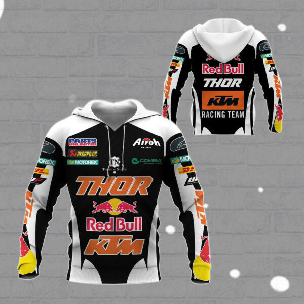 Red Bull Ktm Factory Racing F1 8k101 Fan Gift 3d Zip Hoodie Hoodie Ii0 2002