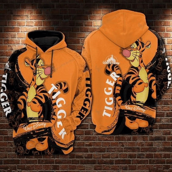 Tigger Winnie The Pooh Disney World 102 Fan Gift Stylist Unisex Cartoon Graphic Outfits Aop Hoodie 1787