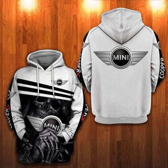 Death Mini Cooper 3d Hoodie Zip Hoodie