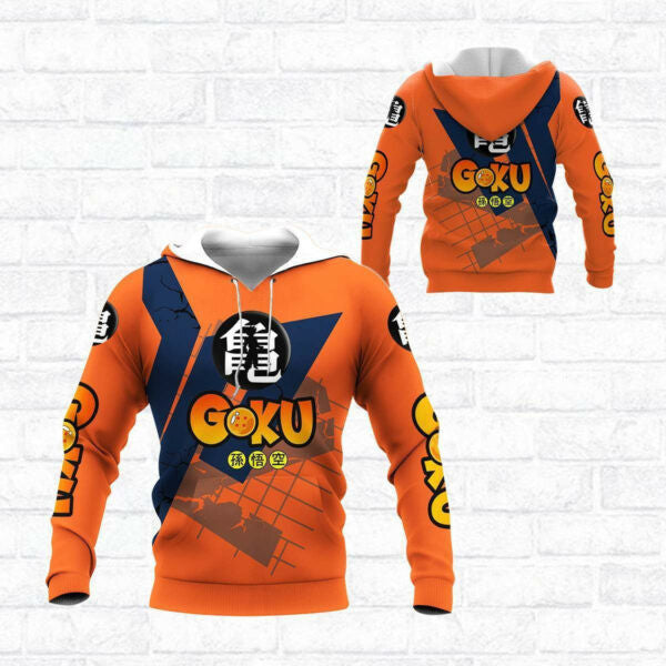 Son Goku Dragon Ball Shirt Fan Gift 748, Stylist Unisex 3d Hoodie Zip Hoodie 2288