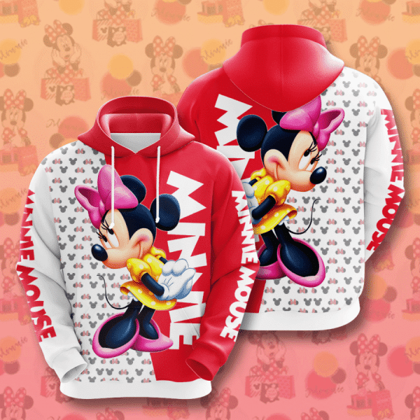 Minnie And Mickey Mouse Disney Design Gift For Fan Custom 3d Hoodie All Over Printed Hoodie 462