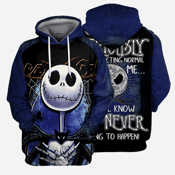 Jack Skellington People Should Seriously Stop Expecting Normal From Me 49 Fan Gift Stylist Unisex Cartoon Graphic Outfits Aop Hoodie 917