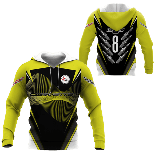 Chevrolet Corvette Shirt Fan Gift 837, Stylist Unisex 3d Hoodie Zip Hoodie 1166