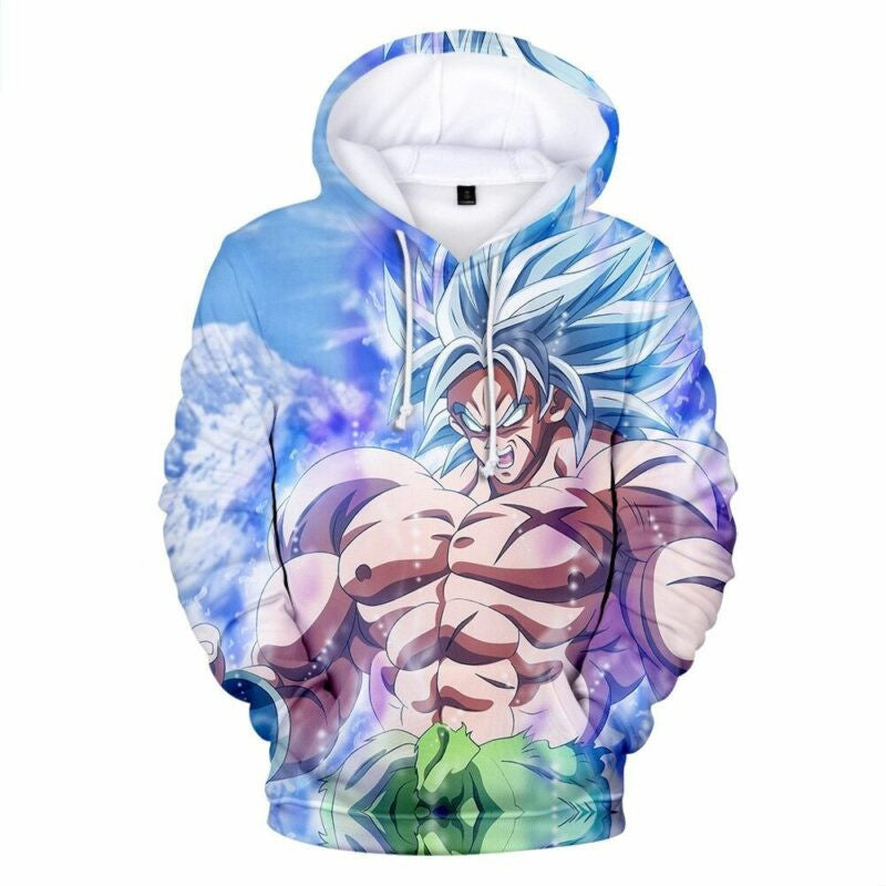 Goku Cartoon Dragon Ball Anime Manga 11 Over Print 3d Hoodie Zip Hoodie