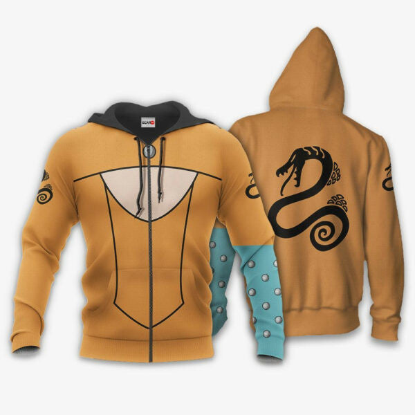 Seven Deadly Sins Diane Uniform Costume Anime 3k356 Fan Gift Stylist Unisex Cartoon 3d Hoodie Zip Hoodie 1785