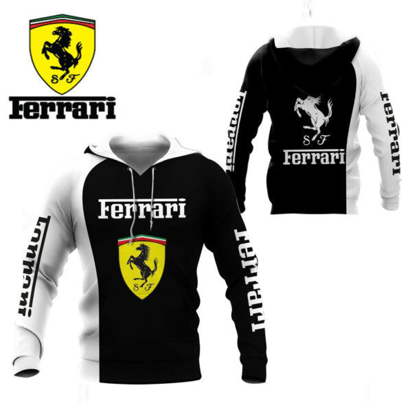 Scuderia Ferrari Luxyry Car 7k961 Fan Gift 3d Zip Hoodie Hoodie Ii0 2286