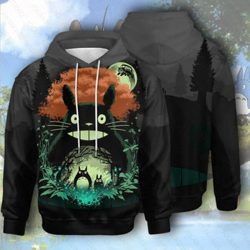 Totoro Hoodie, Totoro Gift Adult, Totoro Gift For Fan Ver7, Aop Hoodie 2460