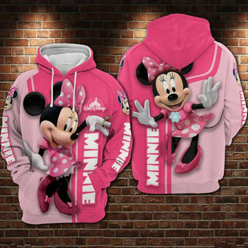 Minnie Mouse Hoodie Unisex 3d All Over Print
