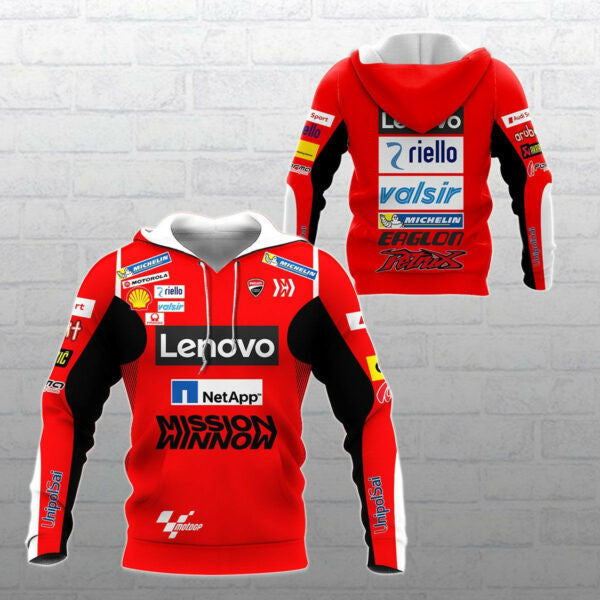 Ducati Shirt Fan Gift 212, Stylist Unisex 3d Hoodie Zip Hoodie 1706