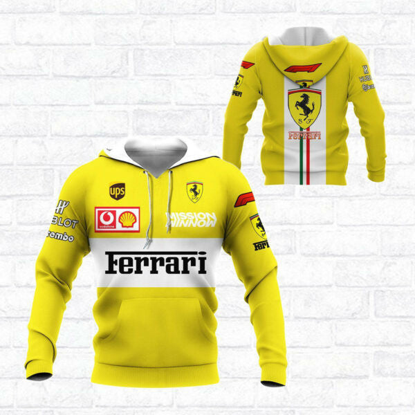 Scuderia Ferrari Luxyry Racing Car 7k967 Fan Gift 3d Zip Hoodie Hoodie Ii0 2144
