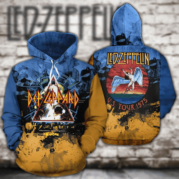 Led Zeppelin Rock Band Graphic 2k524 Lover Gift,led Zeppelin Rock Band Graphic All Over Print 3d Hoodie 1043