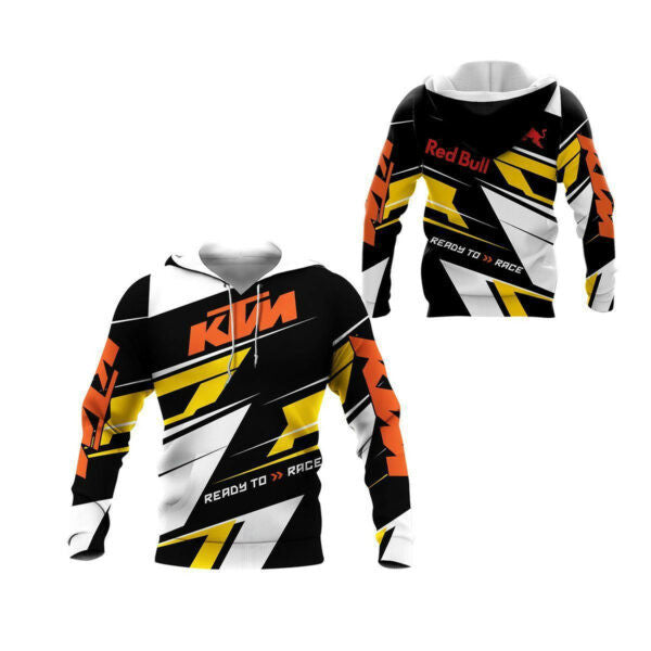 Ktm Racing Team Shirt Fan Gift 616, Stylist Unisex 3d Hoodie Zip Hoodie 52