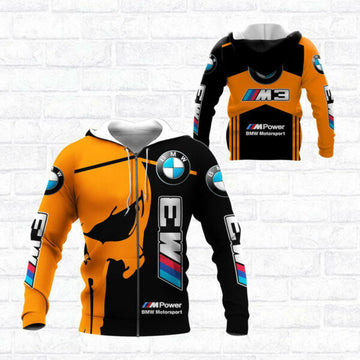 Skull Bmw Sports Car 8k377 Fan Gift 3d Zip Hoodie Hoodie Ii0 2257