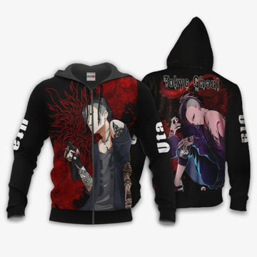 Tokyo Ghoul Uta Anime 3k415 Fan Gift Stylist Unisex Cartoon 3d Hoodie Zip Hoodie 1917