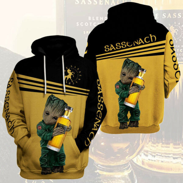 Sassenach Whiskey Baby Groot Trending Hoodie 516 2506