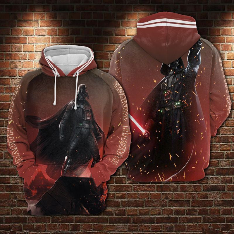Darth Vader Star Wars Over Print 3d Hoodie Zip Hoodie 2