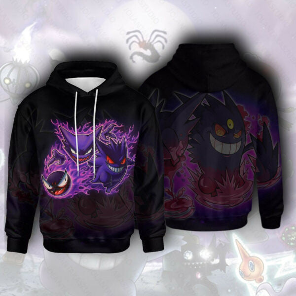 Pokemon Hoodie, Pokemon Gift For Fan, Pokemon Gift Ver11, Aop Hoodie 2203