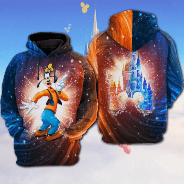 Goofy Bling Mickey Mouse Disney Cartoon 511 Fan Gift Stylist Unisex Cartoon Graphic Outfits Aop Hoodie 318