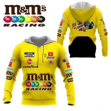 M M Nascar Racing Shirt Fan Gift 642, Stylist Unisex 3d Hoodie Zip Hoodie 756