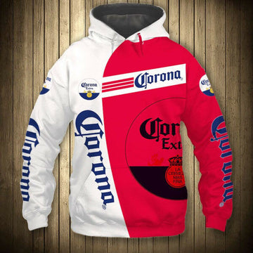 Corona Extra King Beer 5k419 Fan Gift Stylist Unisex Cartoon 3d Hoodie Zip Hoodie 1408