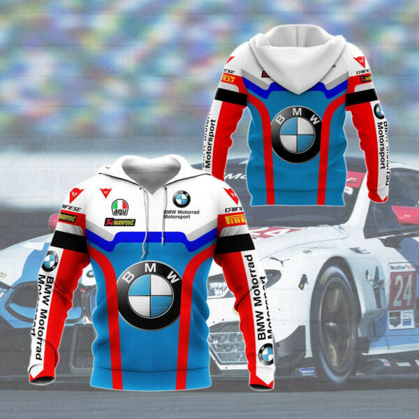 Bmw Racing Shirt Fan Gift 632, Stylist Unisex 3d Hoodie Zip Hoodie 1164